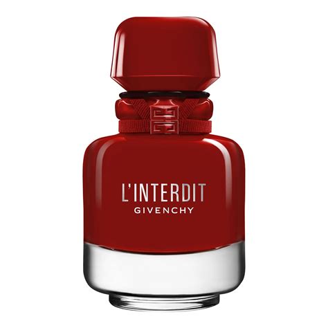 l'interdit givenchy rouge femme|l interdit rouge ultime.